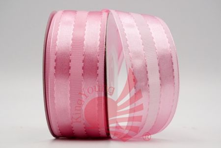 Matte & Glossy Woven Ribbon_pink